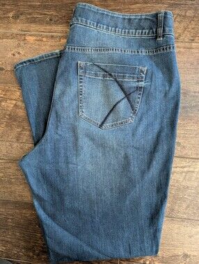 Lane Bryant High Rise Bootcut Tighter Tummy Stretch Jeans Medium Wash Size 22